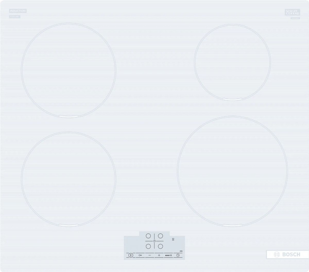 Bosch Индукционная варочная панель PUE612BB1J, белый #1