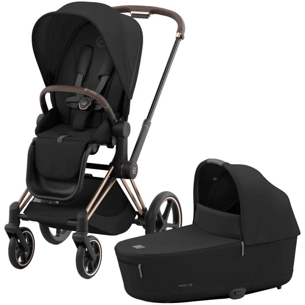 Детская коляска Cybex Priam IV Rosegold 2в1 Sepia Black #1