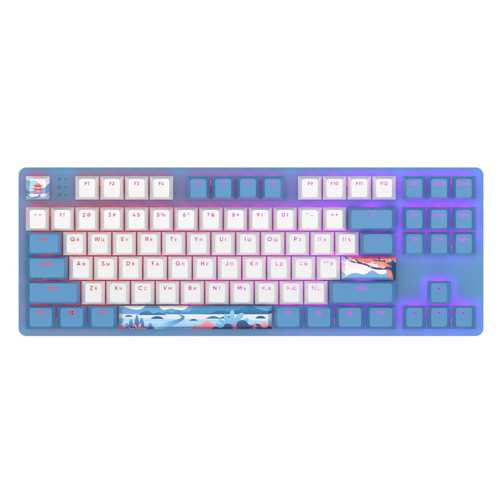 Red Square Игровая клавиатура проводная Keyrox TKL Hanami RSQ-20038, Русская раскладка, синий  #1