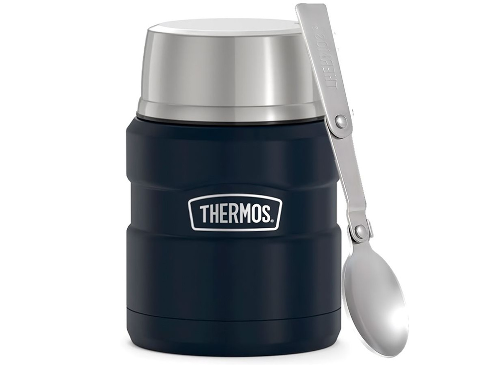 Thermos Термос Вакуумный, Крышка-чашка, Силиконовая вставка, 0.47 л  #1