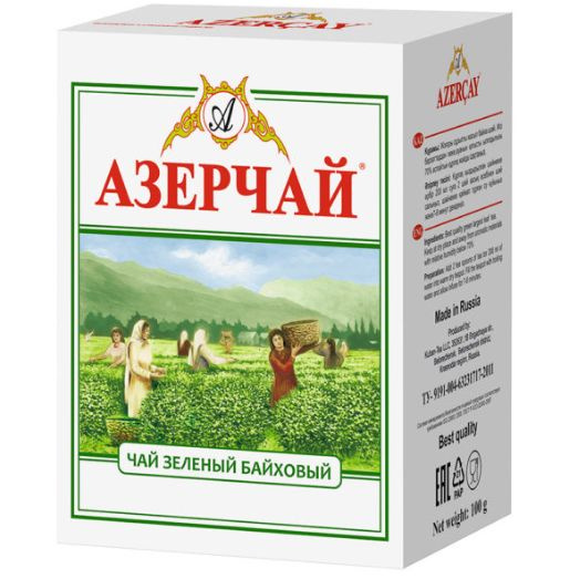 Чай Azercay tea Зеленый лист 100гр.*7уп. #1