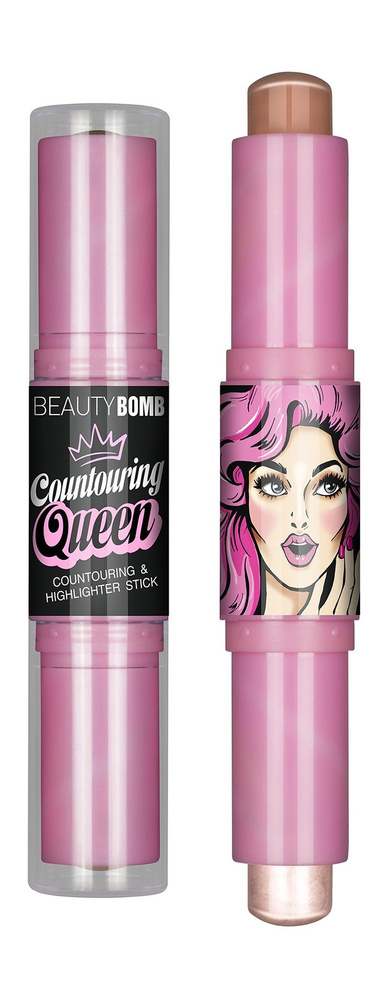Beauty Bomb Countouring Queen Карандаш для контуринга и хайлайтера #1