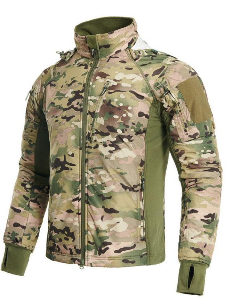 Куртка тактическая демисезонная мужская, утепленная, мультикам, для охоты, рыбалки, туризма, выполнения #1