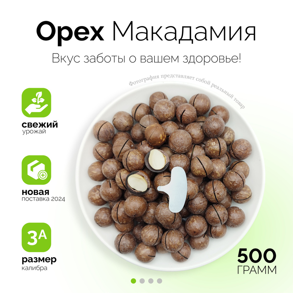 Орехи макадамия 500г в скорлупе / ванильном сиропе / ВсеВитаминки  #1