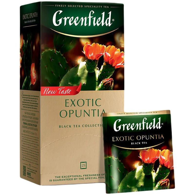 Чай черный Greenfield Exotic Opuntia 25 х 1,5 г #1