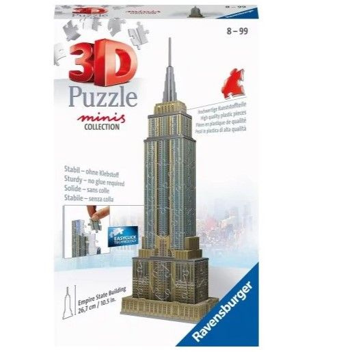 Ravensburger 3d пазл "Эмпайр-стейт-билдинг мини" 54 элемента #1