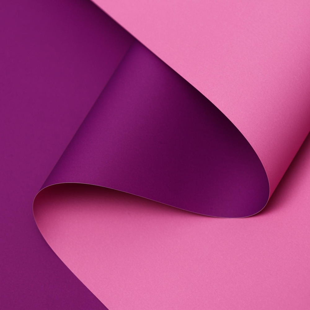 Пленка матовая двустронняя для упаковки цветов, подарков 58 см х 10 м пурпурный/сливовый  #1