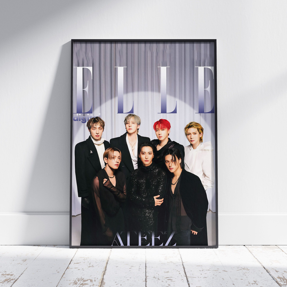 Плакат на стену для интерьера ATEEZ (Общее 27) - Постер по K-POP музыке формата A3 (30x42 см)  #1