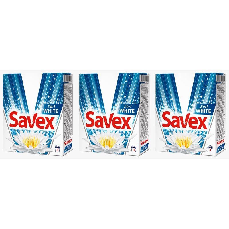 Savex Стиральный порошок 300 г Для белых тканей #1