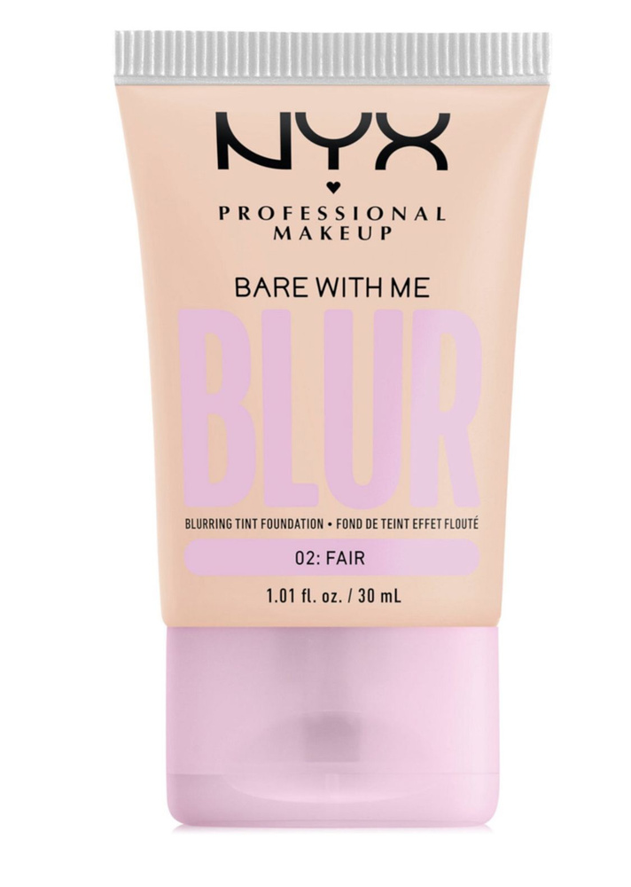 Тональный крем NYX Professional Makeup Foundation Bare With Me Blur Tint 02 Fair #1