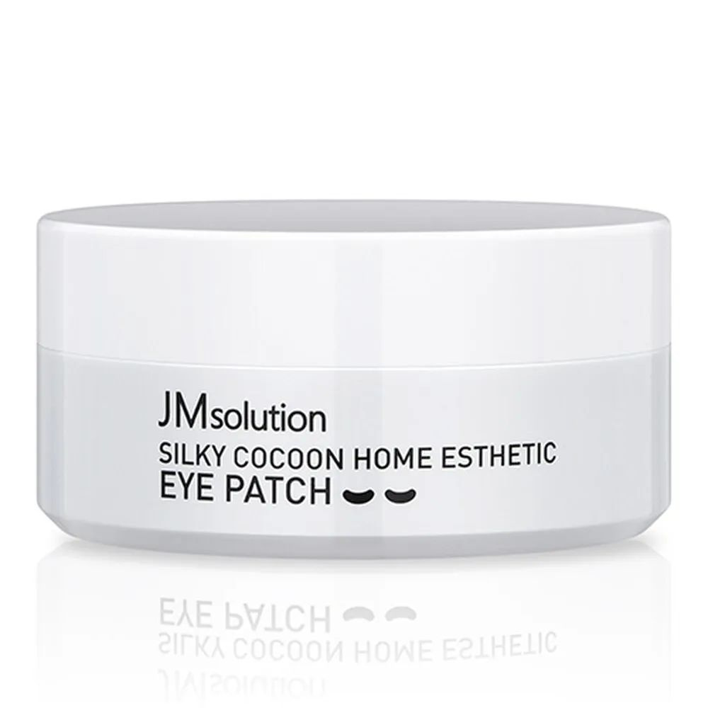 JM Solution Омолаживающие патчи с экстрактом жемчуга и белого кокона Silky Cocoon Home Esthetic Eye Patch #1