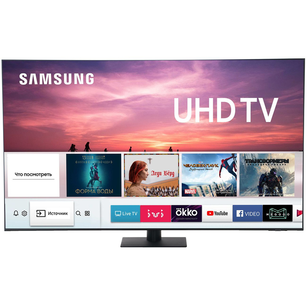 Samsung Телевизор 65" 4K UHD, темно-серый #1