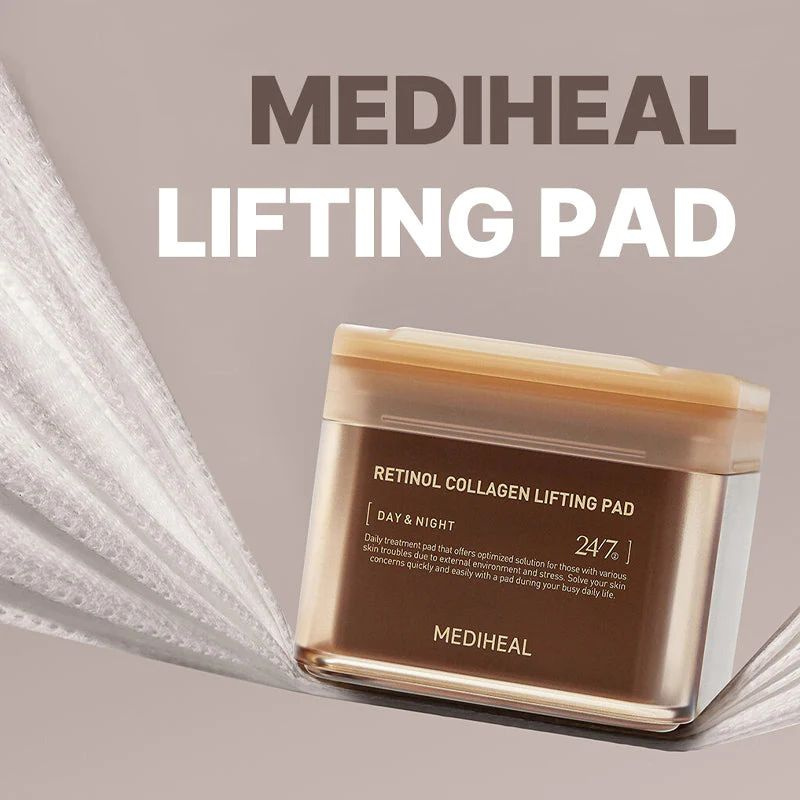Лифтинг-пэды с ретинолом и коллагеном Mediheal Retinol Collagen Lifting Pad 100 шт  #1