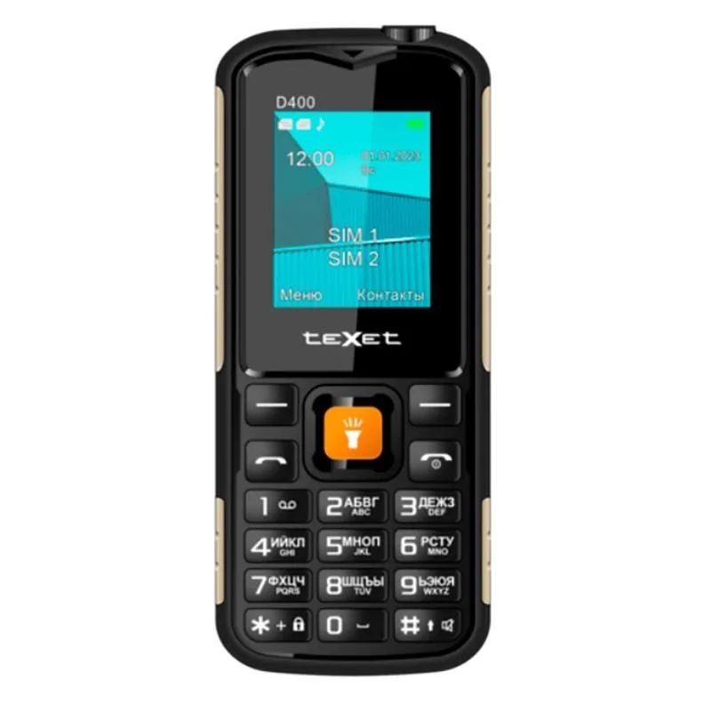 Телефон мобильный TEXET TM-D400 Black #1