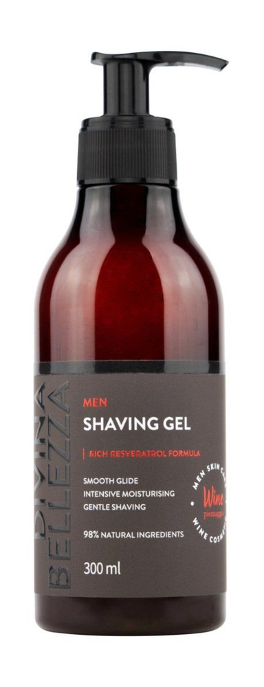 Гель для комфортного бритья на основе вина Wine Comfort Shaving Gel, 300 мл  #1
