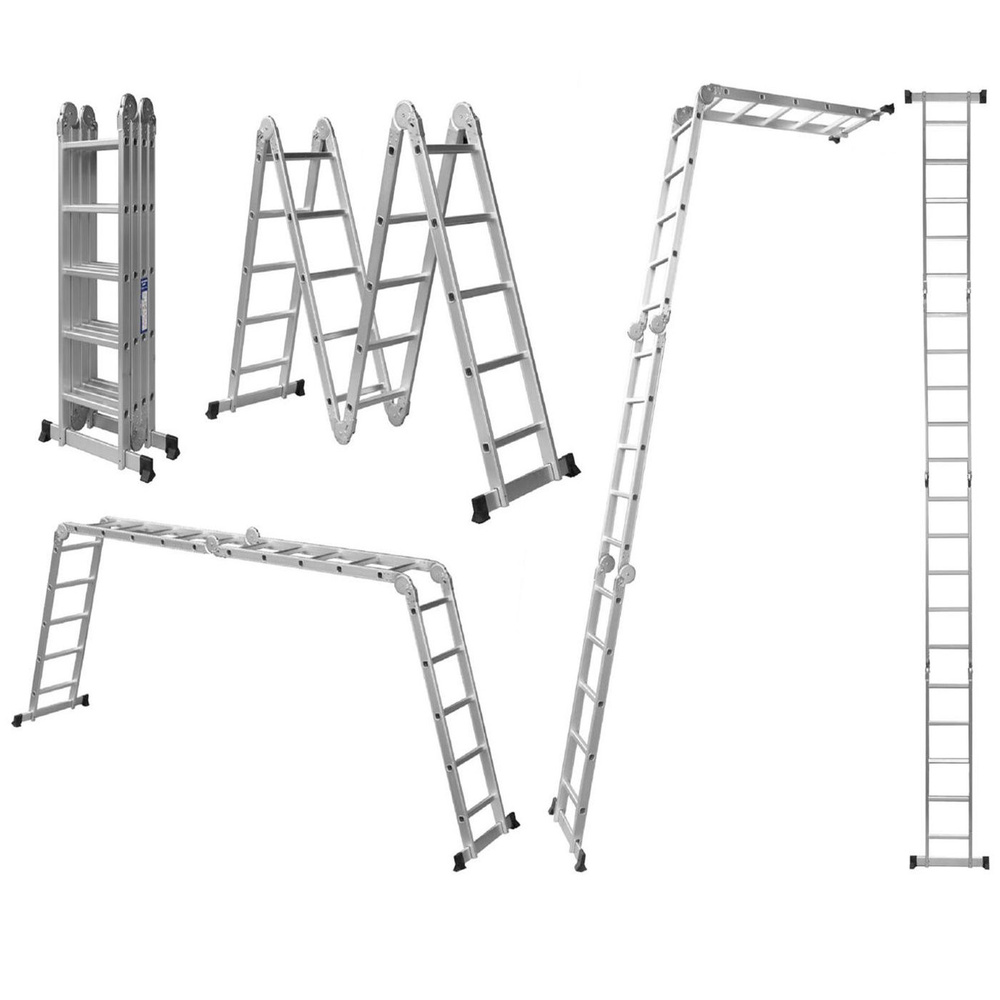 Лестница-трансформер 4х5, стремянка 4 секции по 5 ступеней  #1