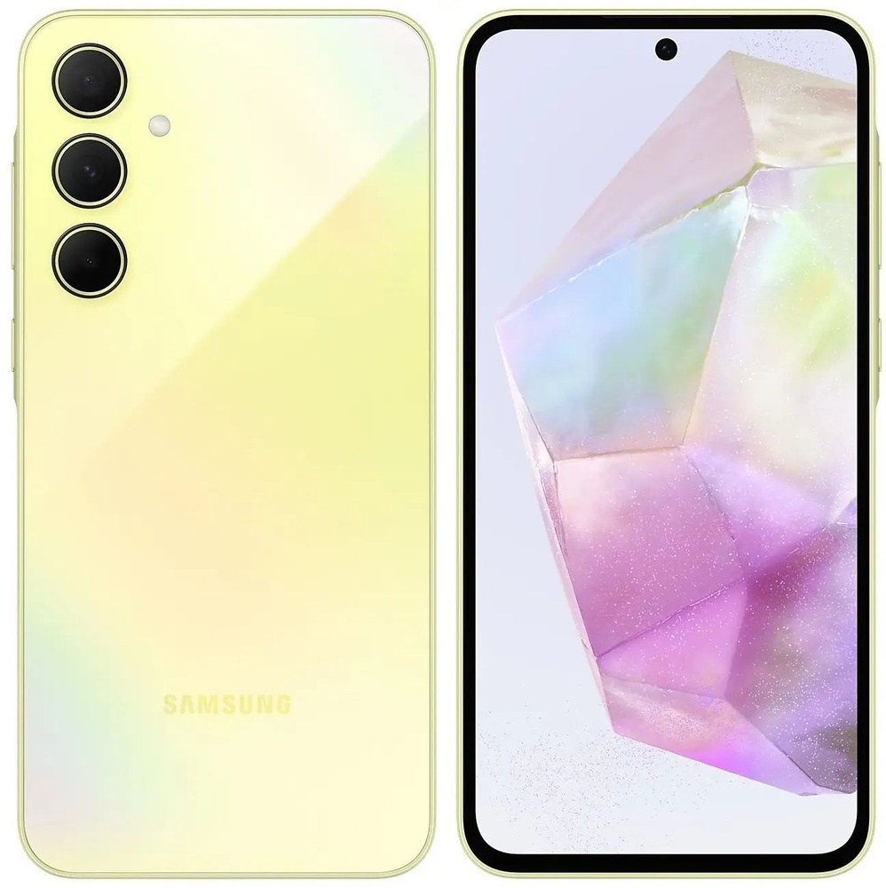 Samsung Смартфон Galaxy A35 Global 8/256 ГБ, желтый #1