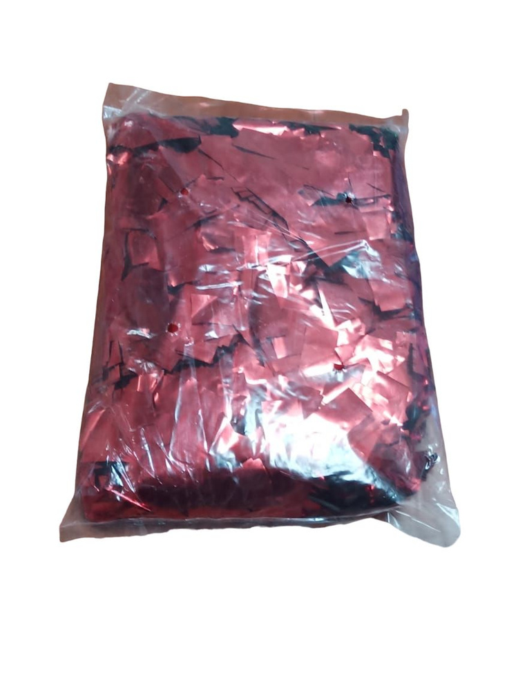 MLB RED Confetti FP 50x20mm, 1 kg Бумажные конфетти 50 х 20 мм, с огнезащитной пропиткой, красный  #1