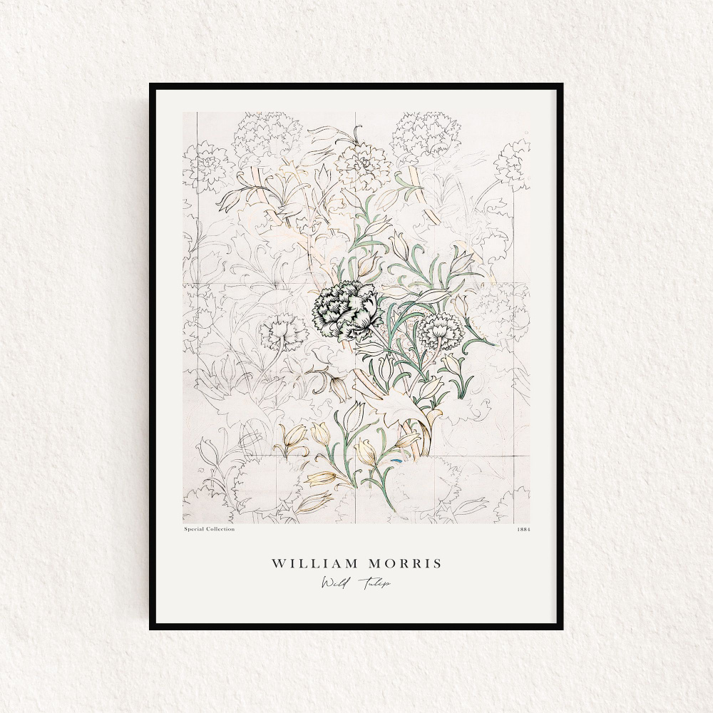 Постер "William Morris - Wild Tulip" 30х40см #1