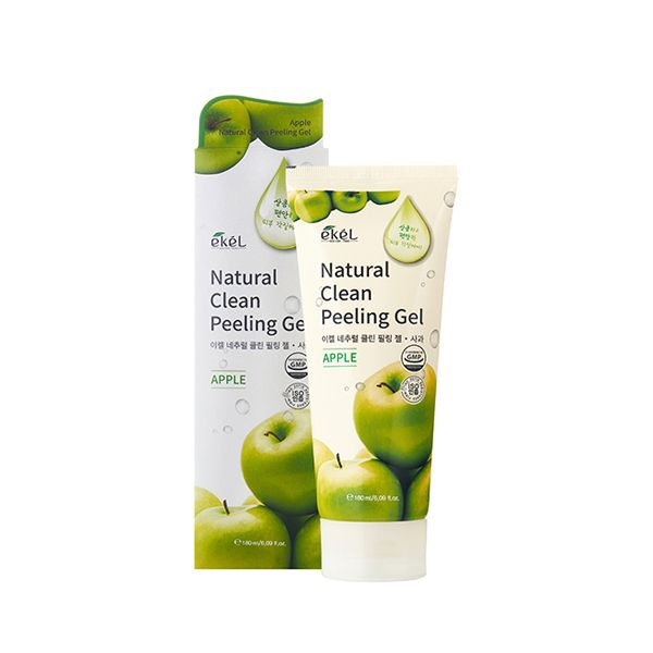 EKEL Пилинг-скатка с экстрактом зеленого яблока Natural Clean peeling gel Apple, 180мл  #1