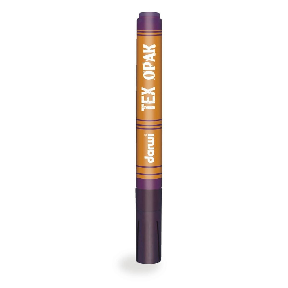 Маркер Darwi "Tex Opak", для ткани, 2 мм, укрывистый, цвет 900, фиолетовый, DA0160013  #1