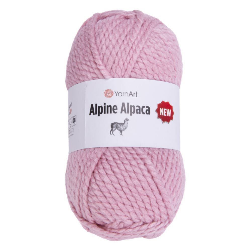 Пряжа для вязания YarnArt Alpine alpaca new 1445 розовый 150 гр/120 м 20% альпака, 20% шерсть, 60% акрил #1