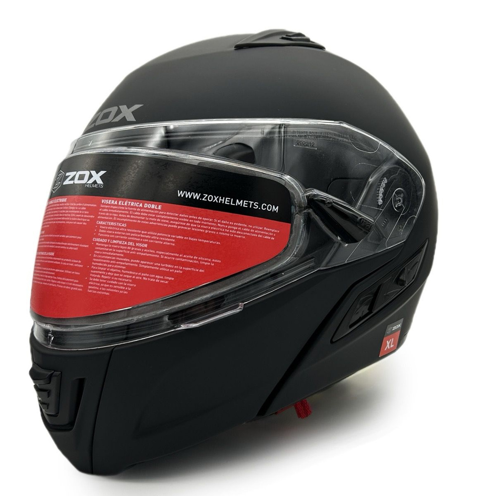 Шлем для снегохода ZOX Brigade Black Matt (ЭП) #1