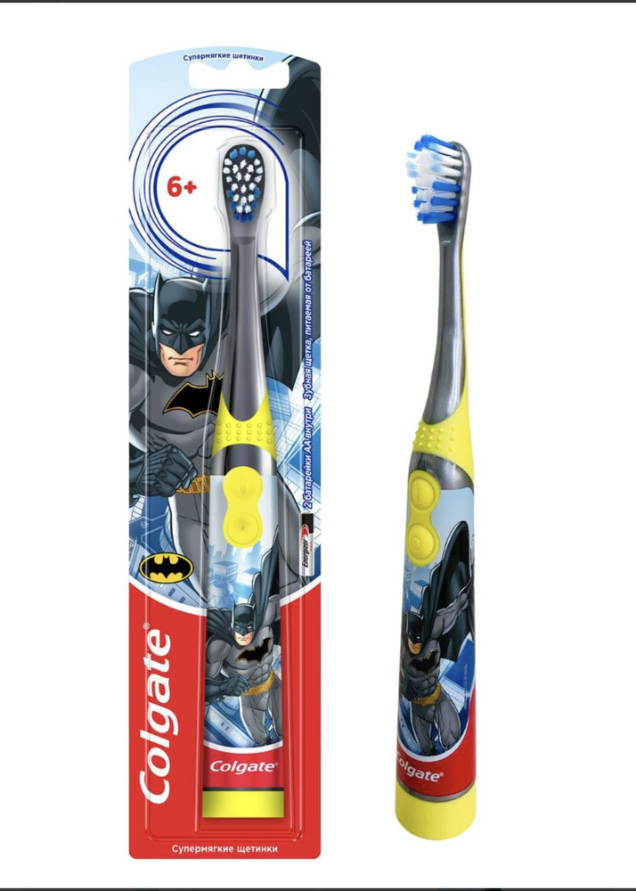 Colgate Электрическая зубная щетка Batman, черный #1