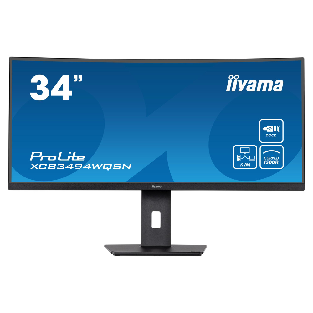 iiyama 34" Монитор ProLite XCB3494WQSN-B5, черный #1