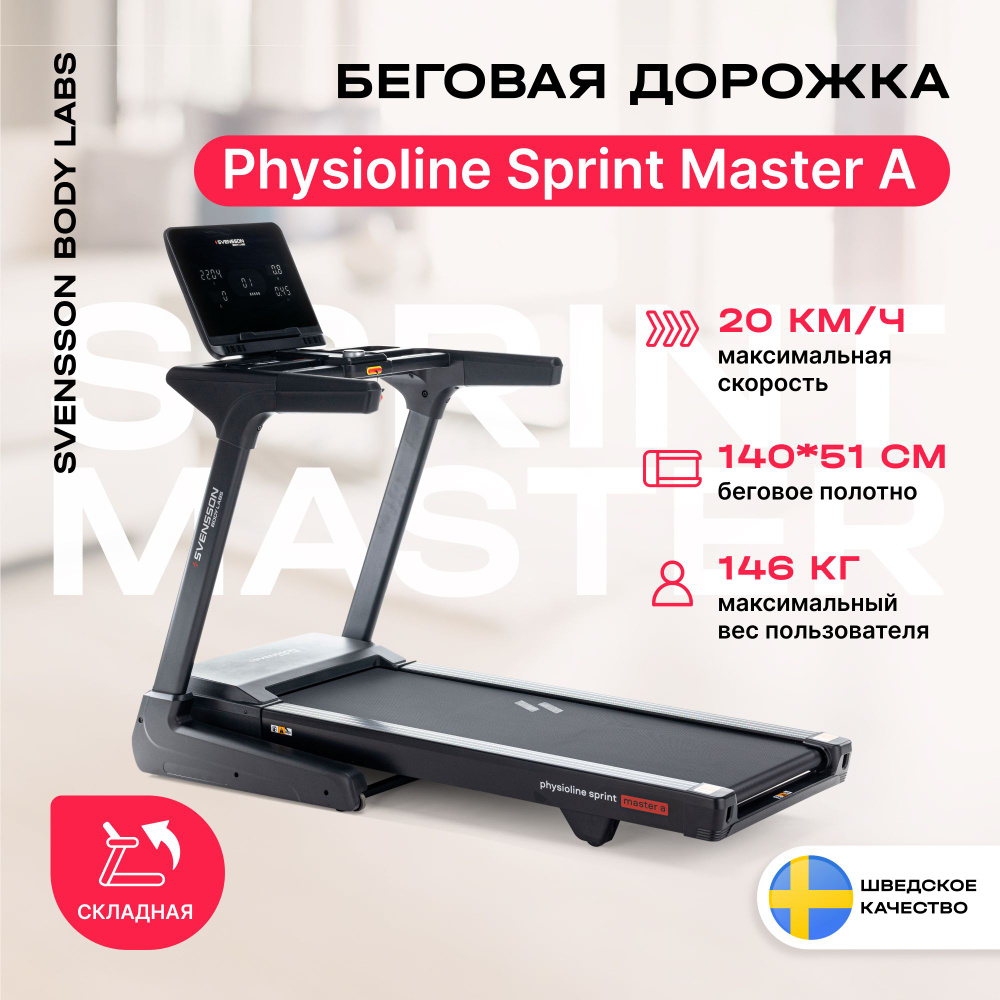 Беговая дорожка домашняя SVENSSON BODY LABS PHYSIOLINE SPRINTMASTER A #1