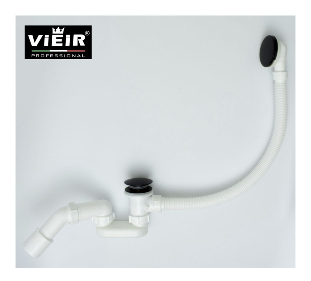 VRQ91-C Пластиковая обвязка (автомат) для ванны (ЧЕРНЫЙ) ViEiR  #1