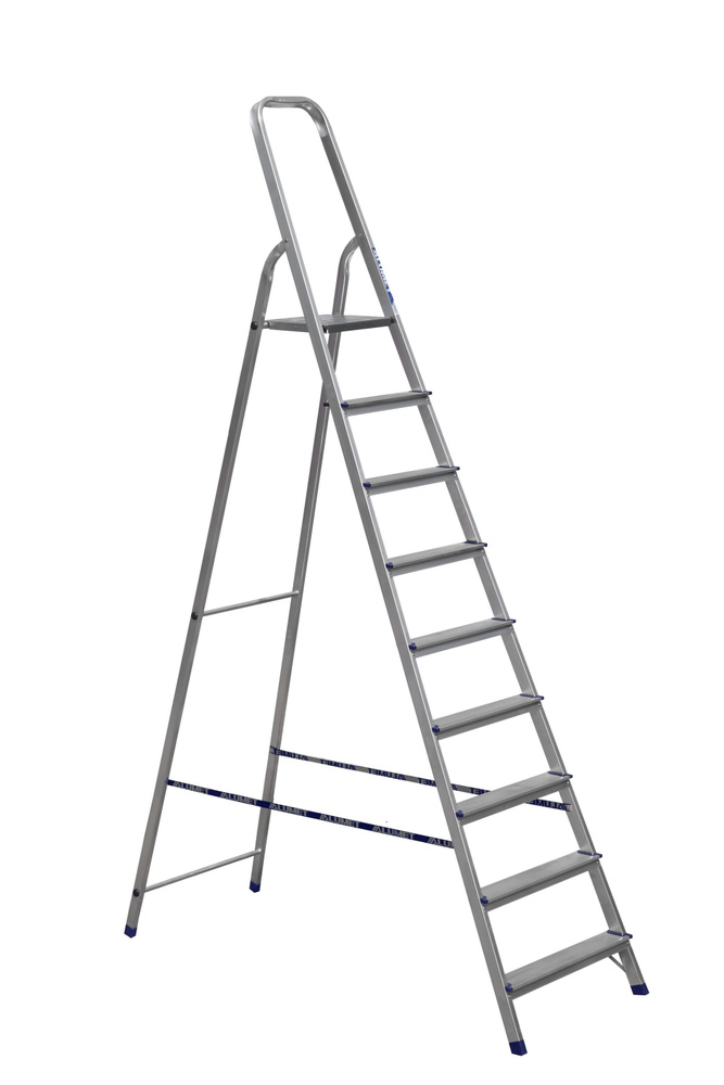 Лестница-стремянка алюминиевая 9-х ступ. AM709 #1