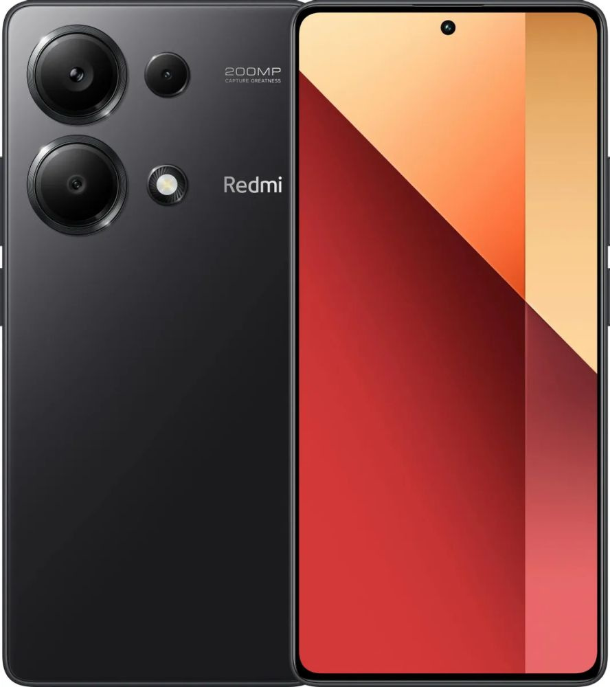 Redmi Смартфон Note 13 Pro Global 8/256 ГБ, черный, черный матовый #1