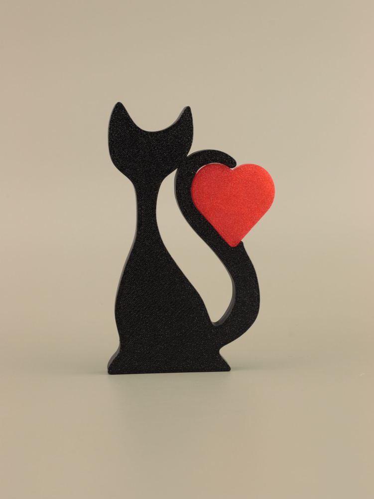 фигурка Кот с сердцем #1