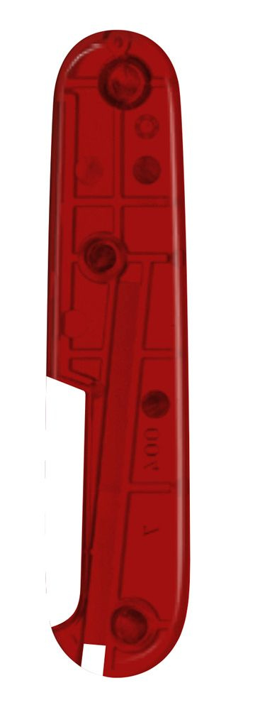 Накладка задняя для ножей VICTORINOX 91 мм полупрозрачная красная C.3600.T4  #1