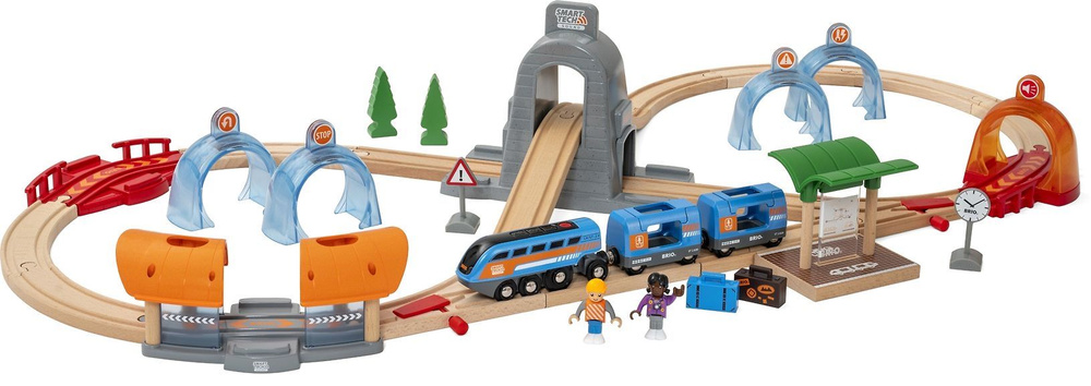 Железная дорога BRIO Action Tunnel Travel Set 33972 #1