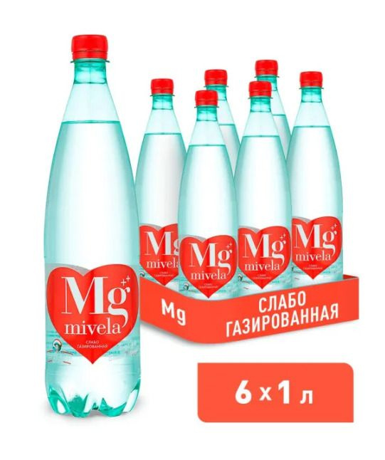 Mivela Вода Минеральная Газированная 1000мл. 6шт #1