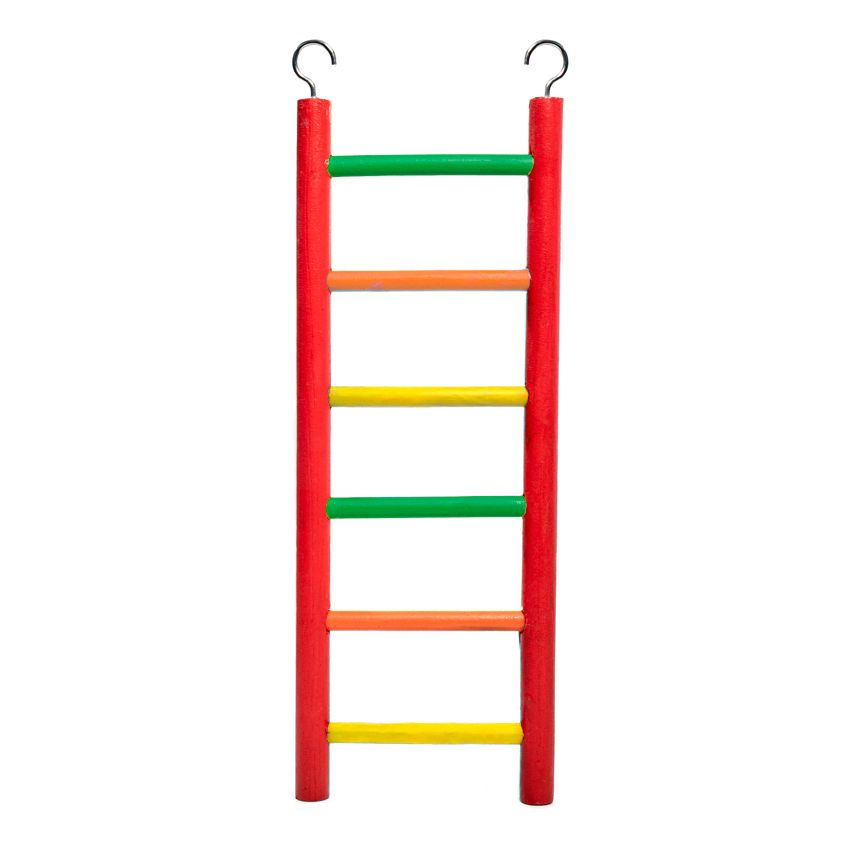Игрушка для птиц "Разноцветная лестница" (33 х 11 см) Triol #1