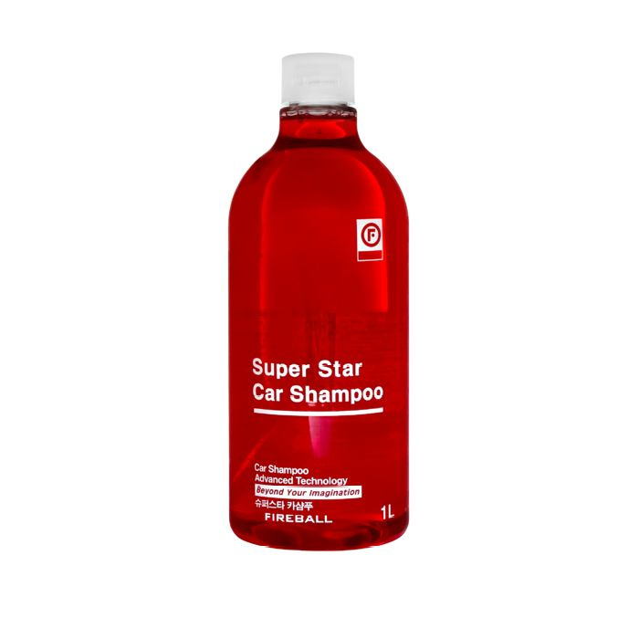 Fireball Super Star Car Shampoo Ph7 Шампунь для ручной мойки (Папайя-Манго /красный), 1:500, 1л  #1