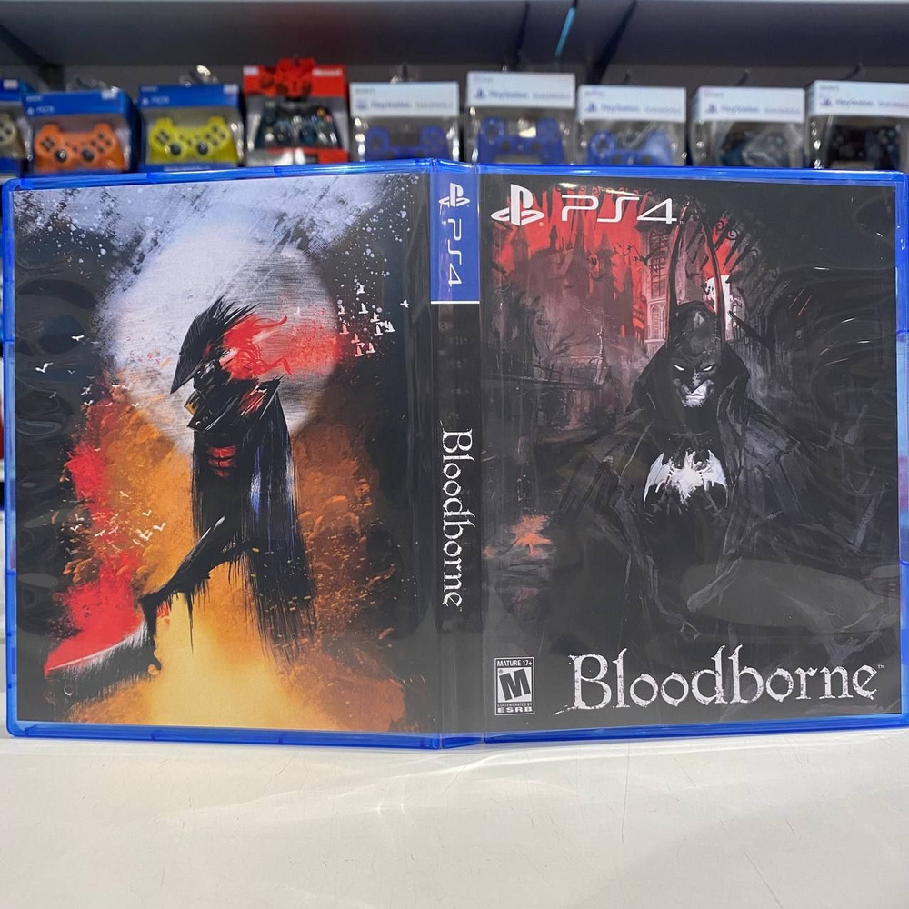 Игра "Bloodborne" PS4 - Кастомная обложка для диска #1