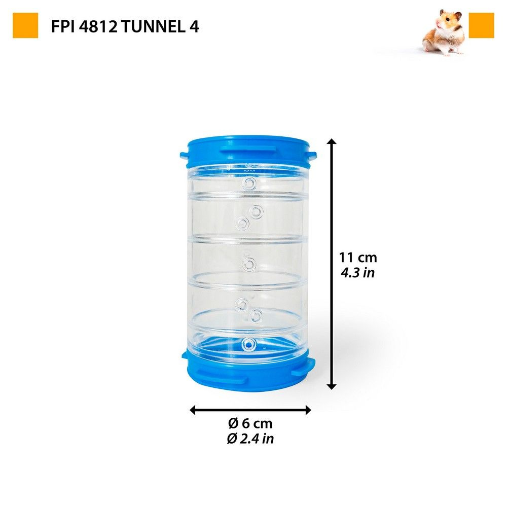 Труба-тоннель FPI 4812 для хомяков ferlast. короткий, прямой #1