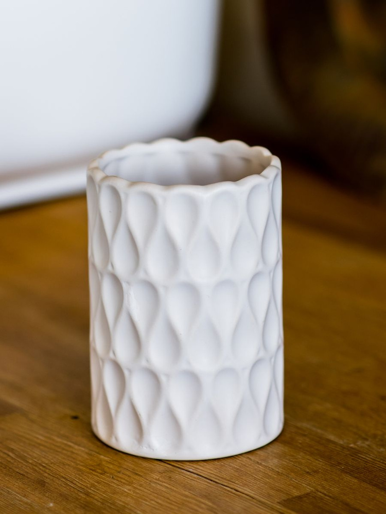 Стакан для зубных щёток керамический ND Play для ванной "Agate" (размер: 8x8x11,5 см)  #1