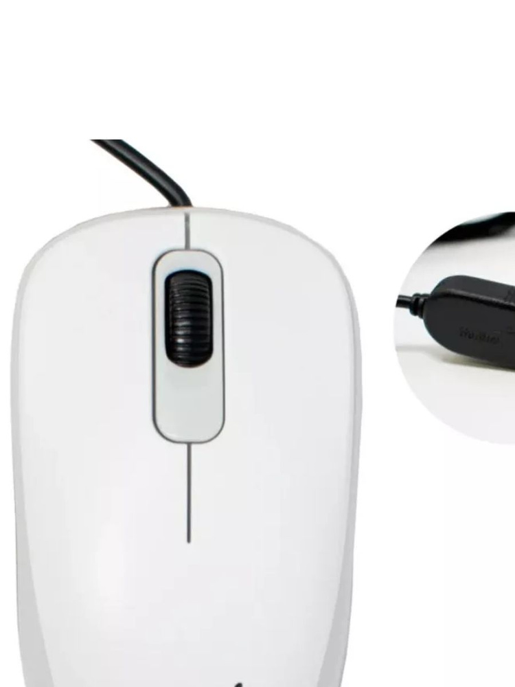 Genius Игровая мышь Компьютерная мышь, белый #1