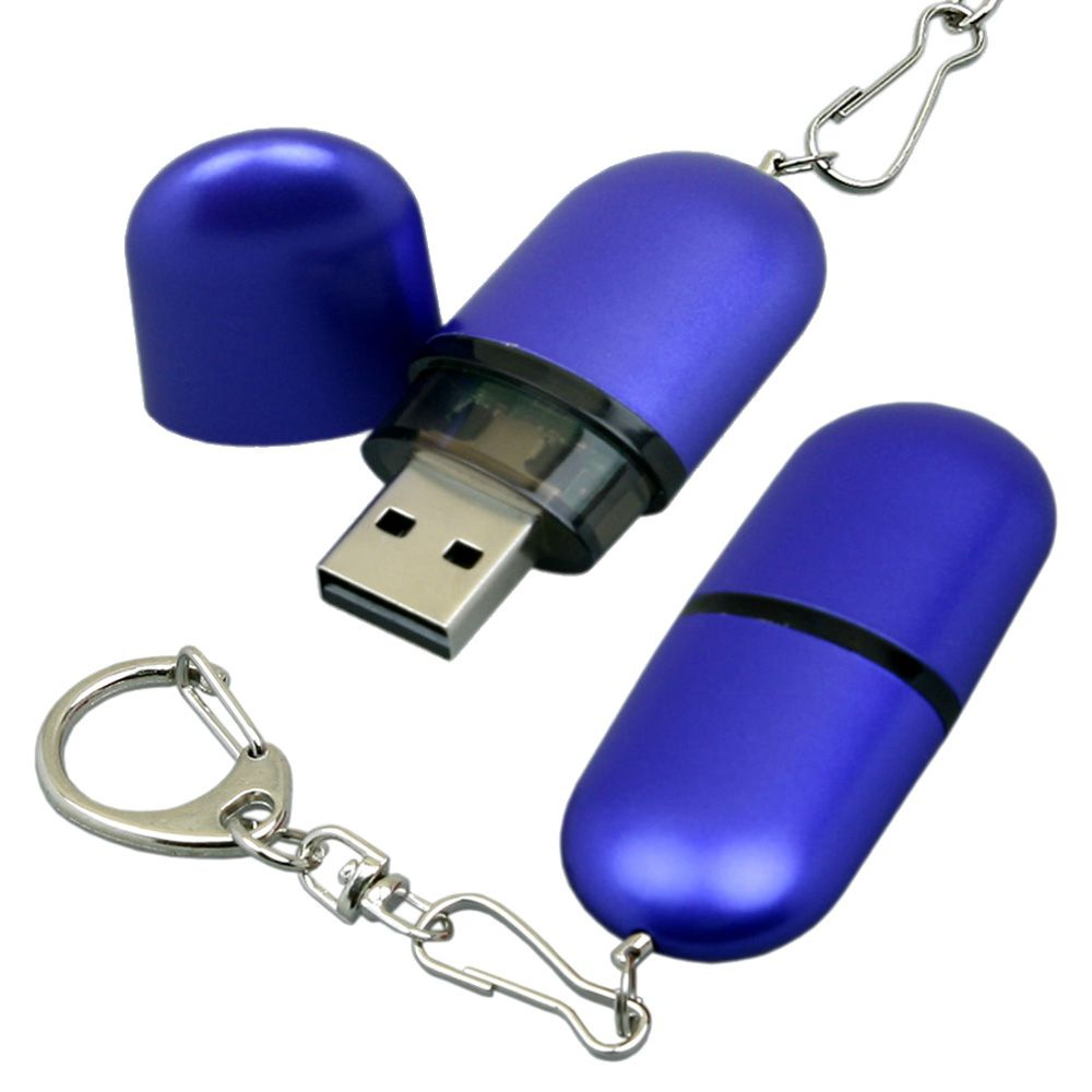 centersuvenir USB-флеш-накопитель Флешка Capsule S126 USB 2.0 (015) 64 ГБ, синий  #1