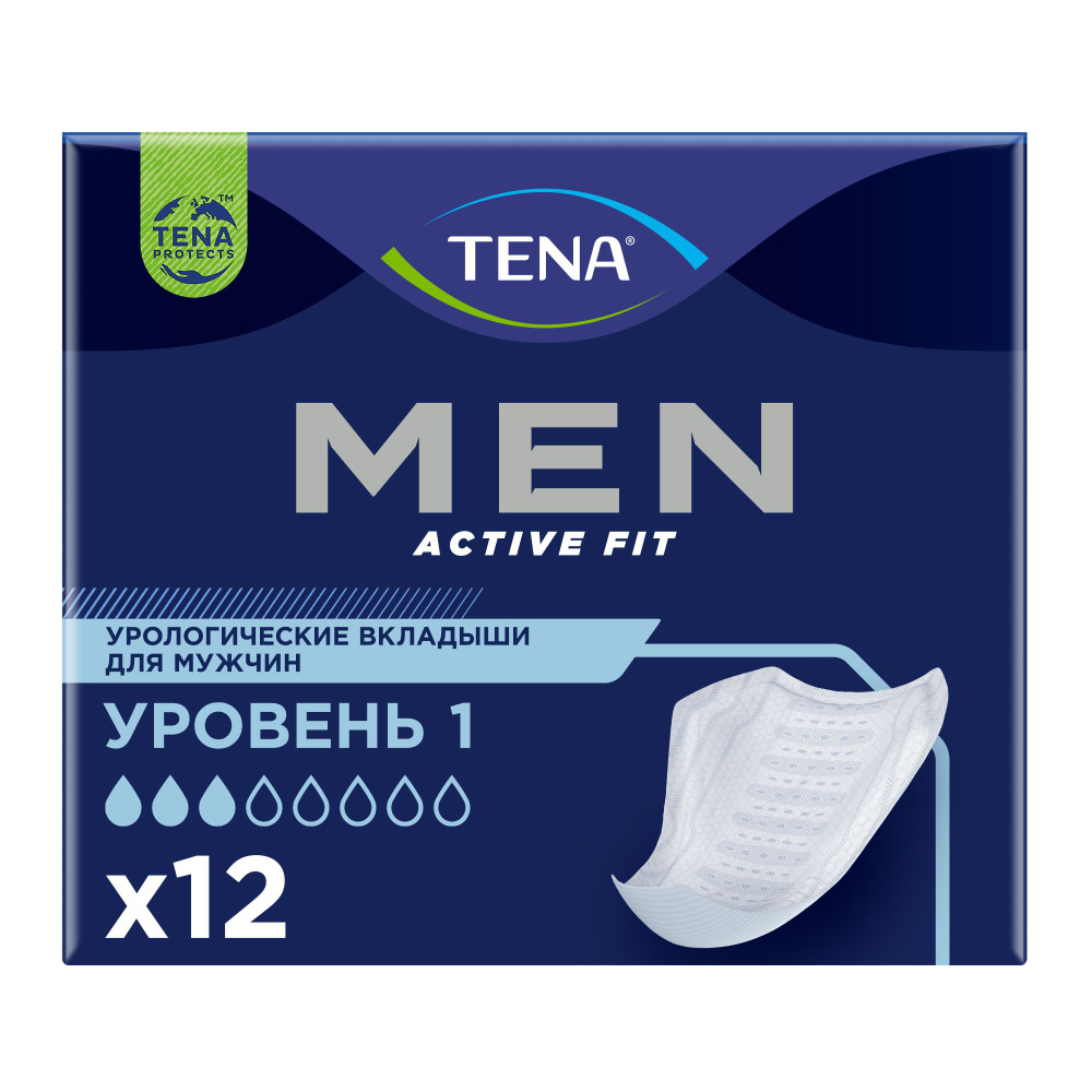 Прокладки урологические Tena Men Уровень 1, для мужчин, 12 шт  #1