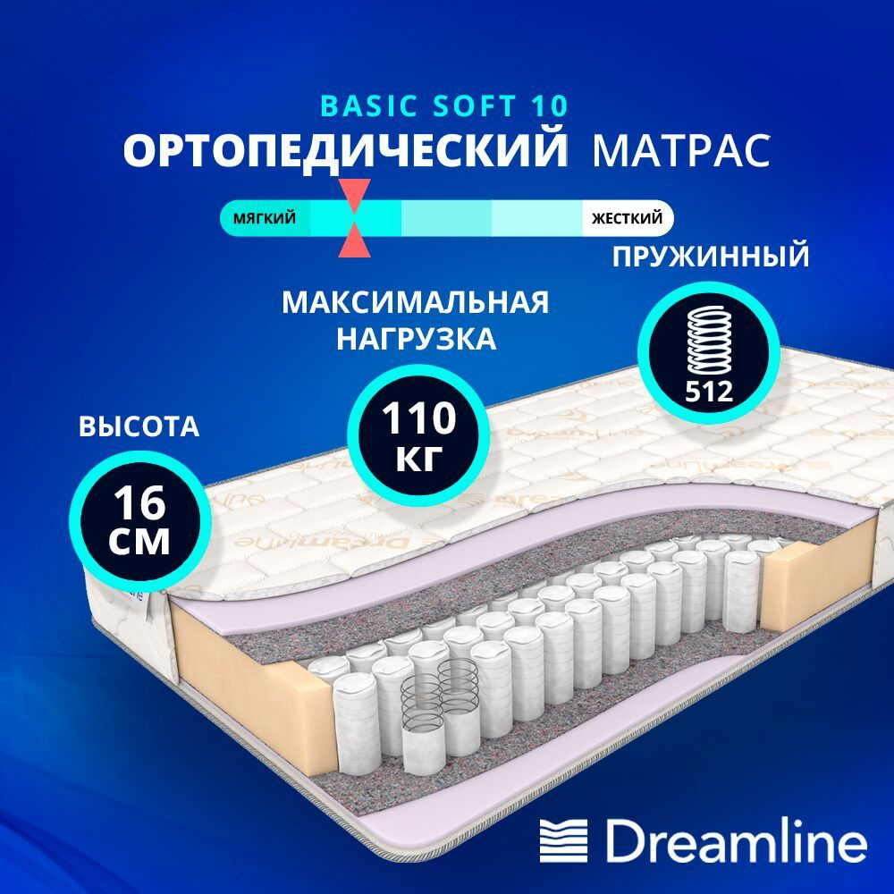 Матрас Dreamline Basic Soft 10 60х220 #1