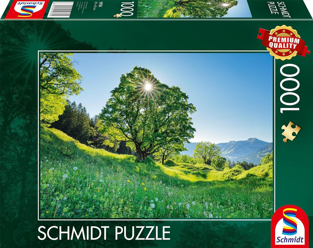 Пазл для взрослых Schmidt 1000 деталей, элементов: Клен в солнечном свете. Швейцария  #1