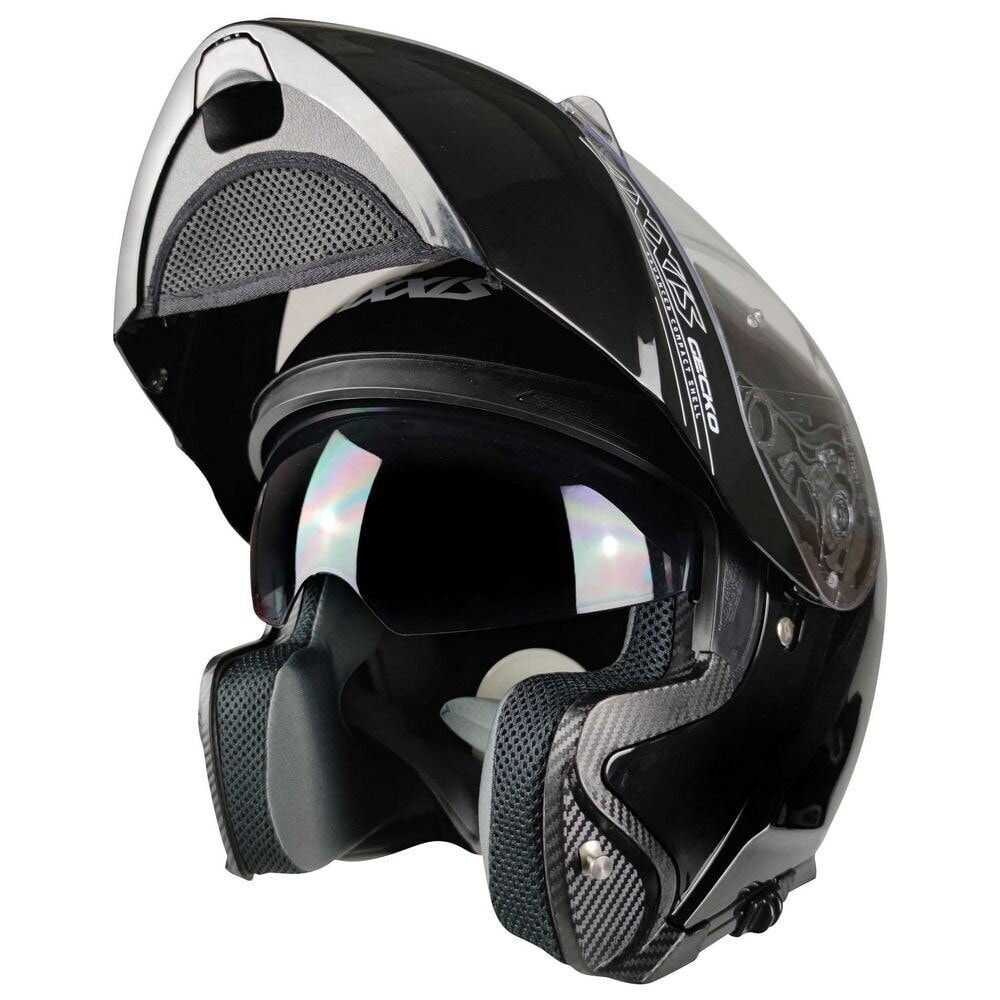 AXXIS Fu403SV Gecko SV Solid open face helmet Черный (размер: s) #1