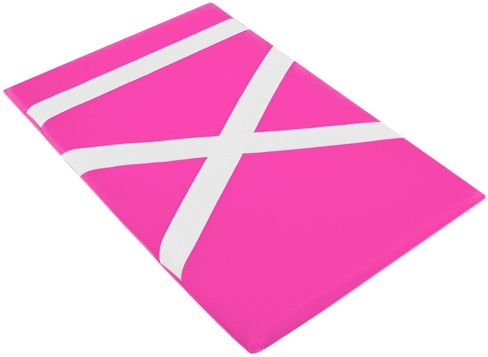 Подушка гимнастическая для растяжки Grace Dance, защита для спины при тренировках, 38х25 см, цвет розовый #1