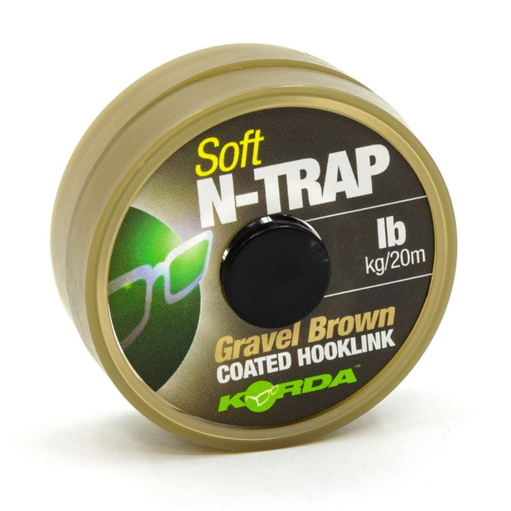 Поводковый материал Korda N-Trap Soft Gravel Brown 15lb #1